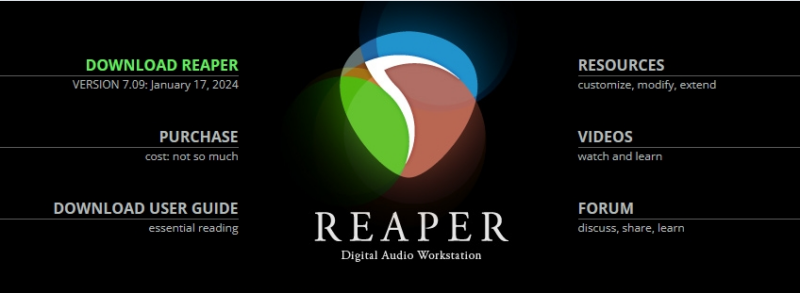 REAPER v7.04 音频录制编辑软件中文版-绘声音频，回声嘹亮！