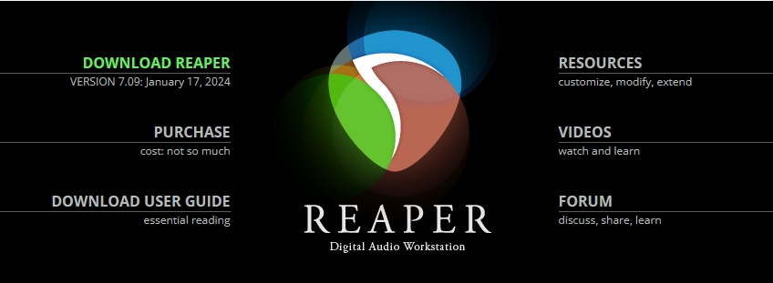 REAPER v7.04 音频录制编辑软件中文版-绘声音频，回声嘹亮！
