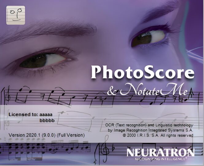 Neuratron PhotoScore Ultimate v9.1 2020 乐谱扫描识别 WIN-绘声音频，回声嘹亮！